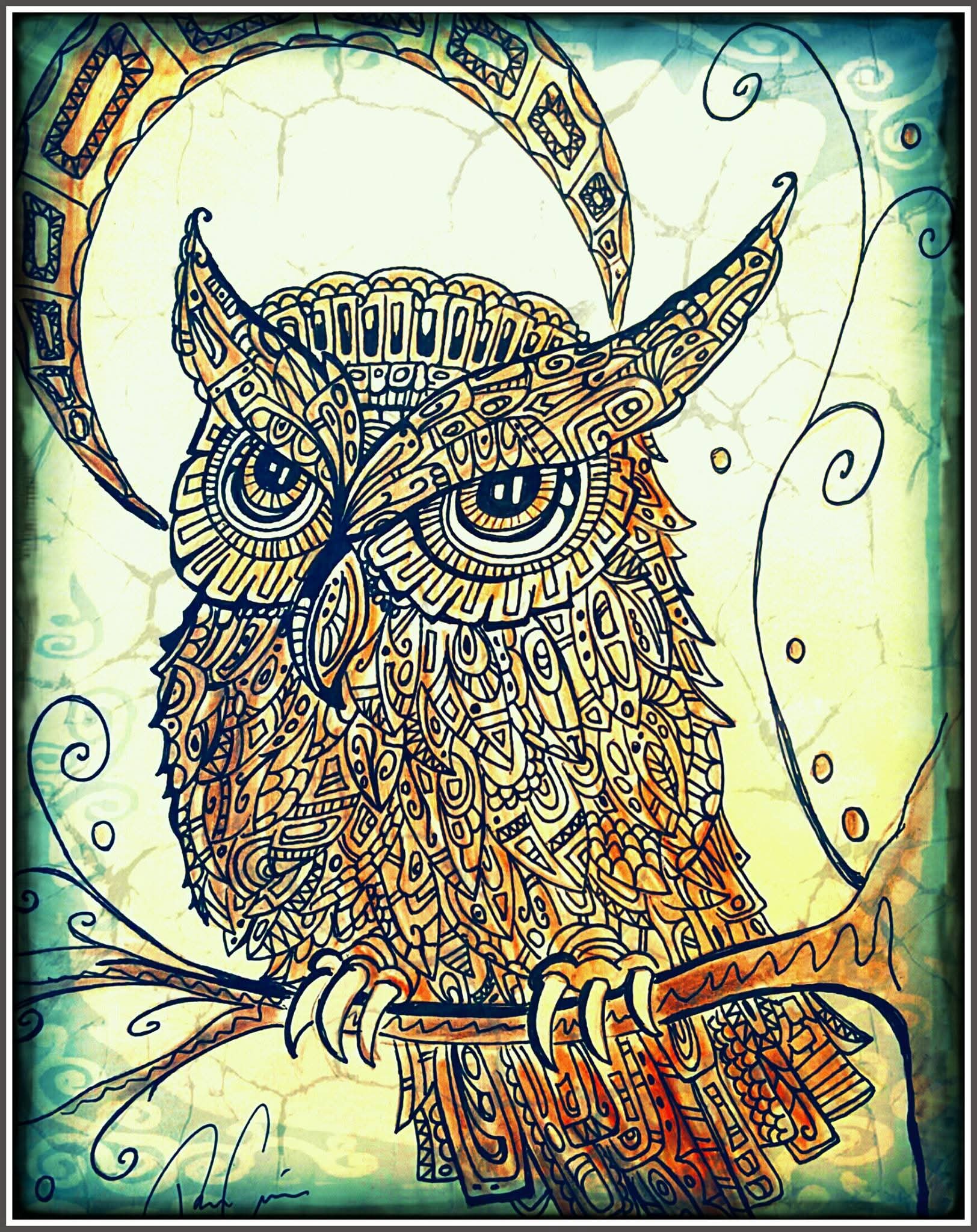 Night Owl — Art Print by Ryan Cairns