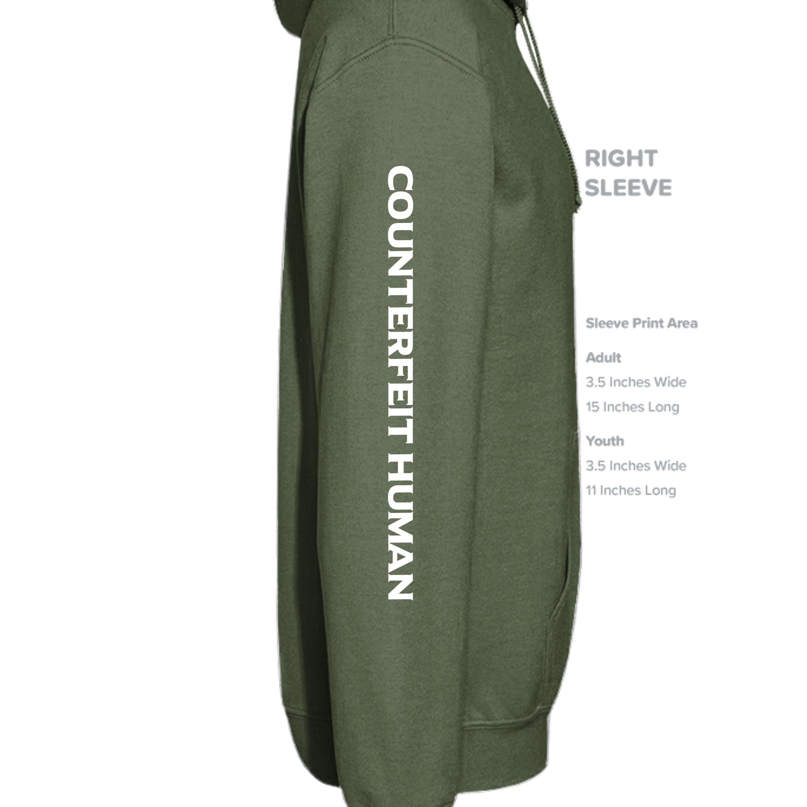 MILITARY GREEN - G185 - SLEEVE_RIGHT