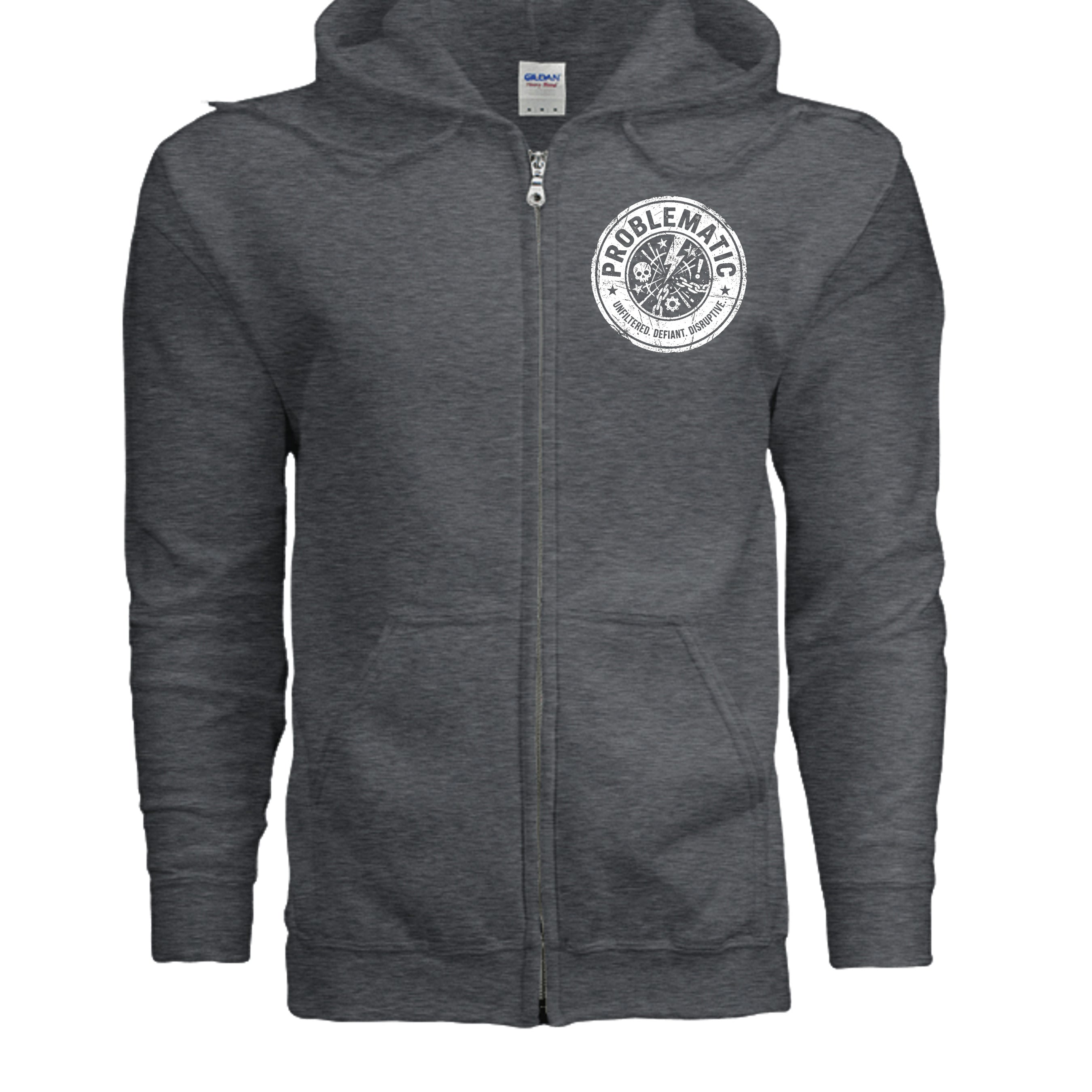 DARK HEATHER - G186 - FRONT