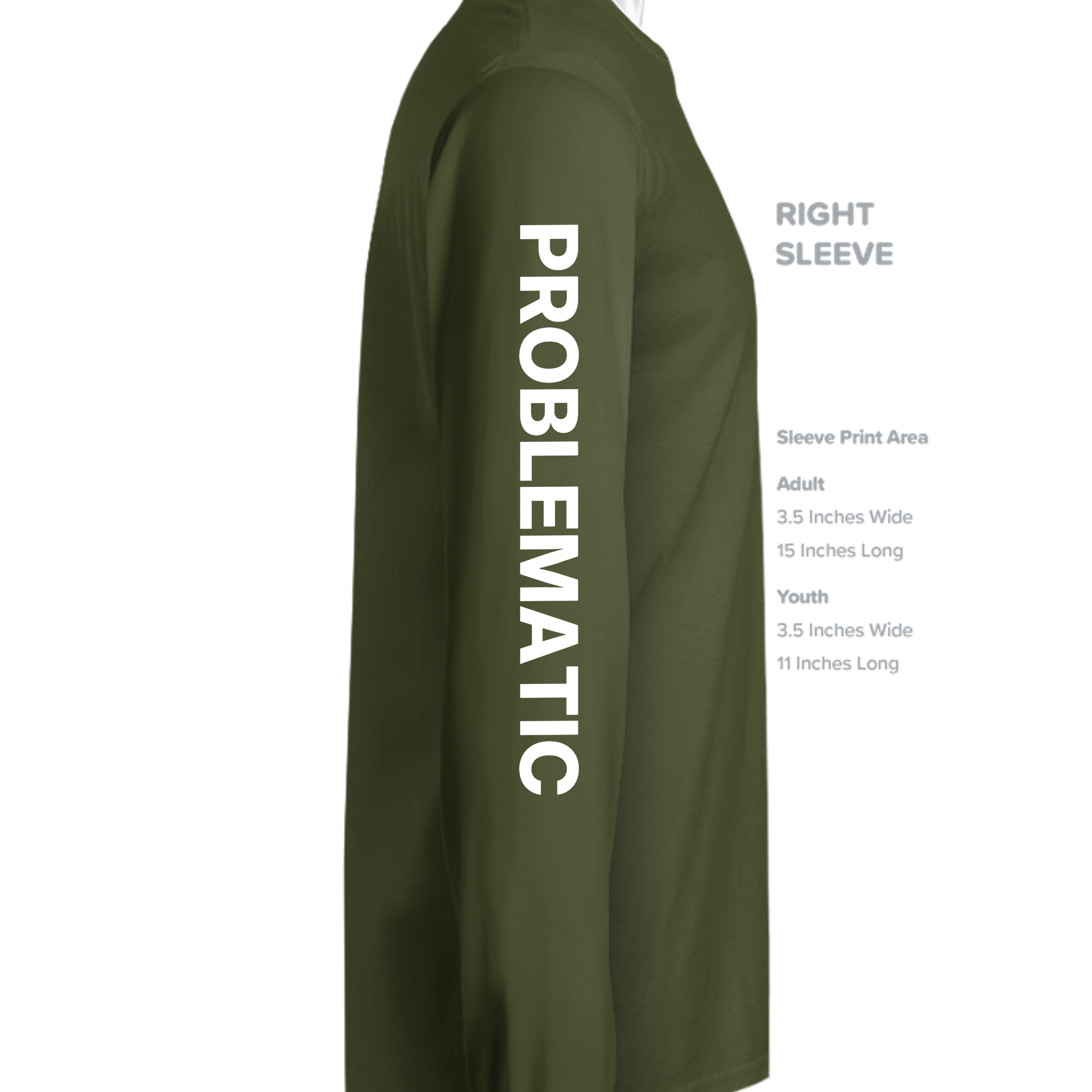 MILITARY GREEN - G240 - SLEEVE_RIGHT