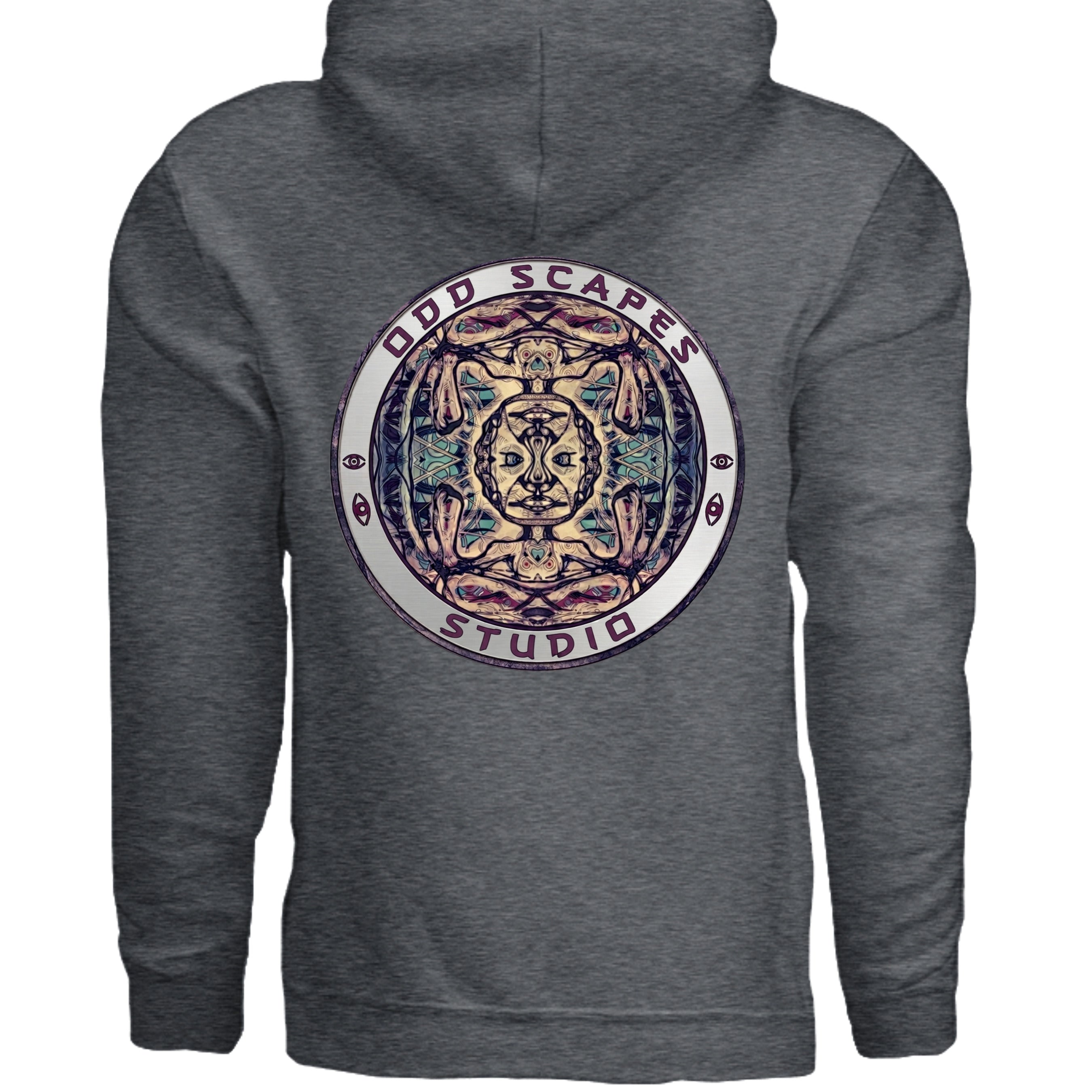 DARK HEATHER - G185 - BACK