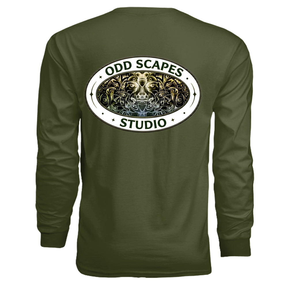MILITARY GREEN - G240 - BACK