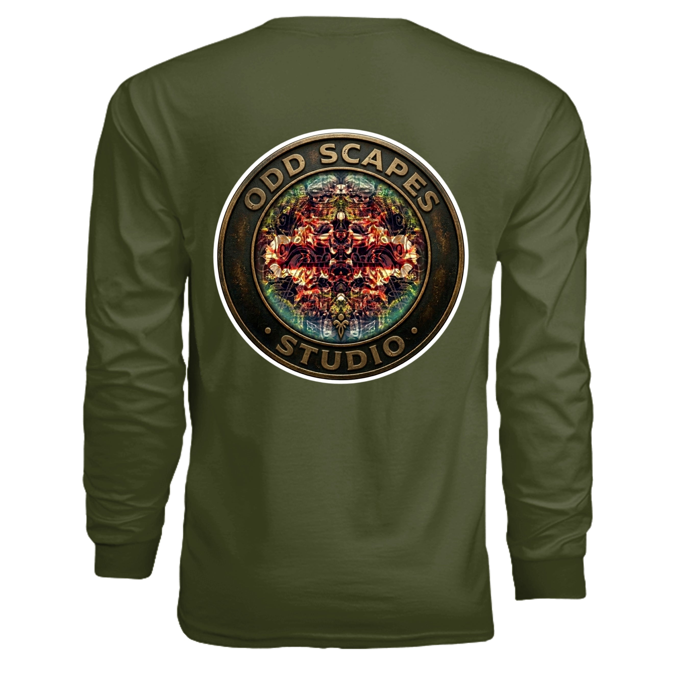 MILITARY GREEN - G240 - BACK