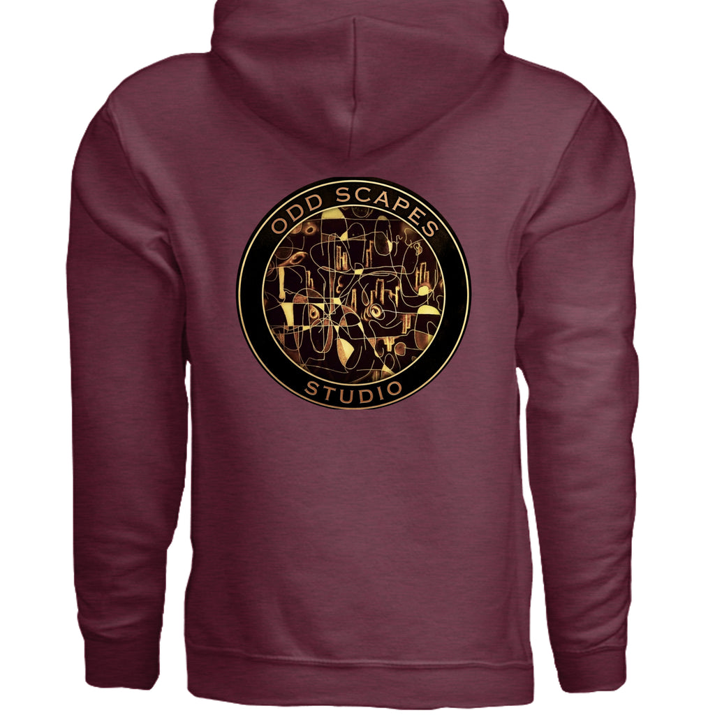 Heather Sport Dark Maroon - G185 - BACK