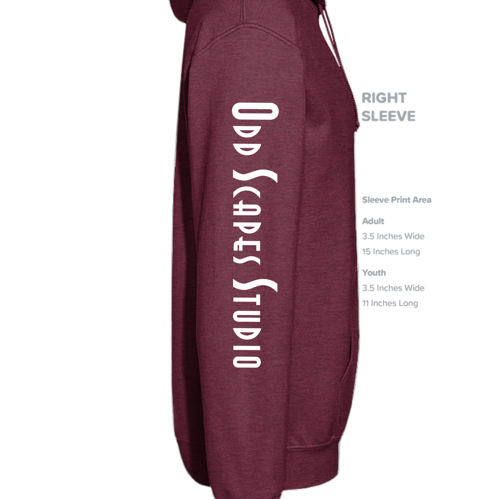 Heather Sport Dark Maroon - G185 - SLEEVE_RIGHT