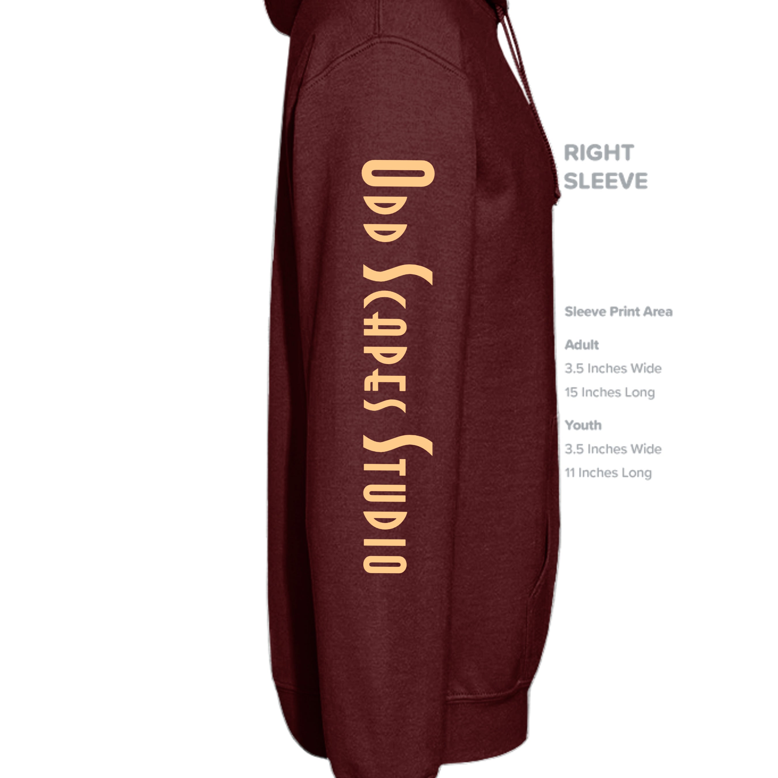 MAROON - G186 - SLEEVE_RIGHT