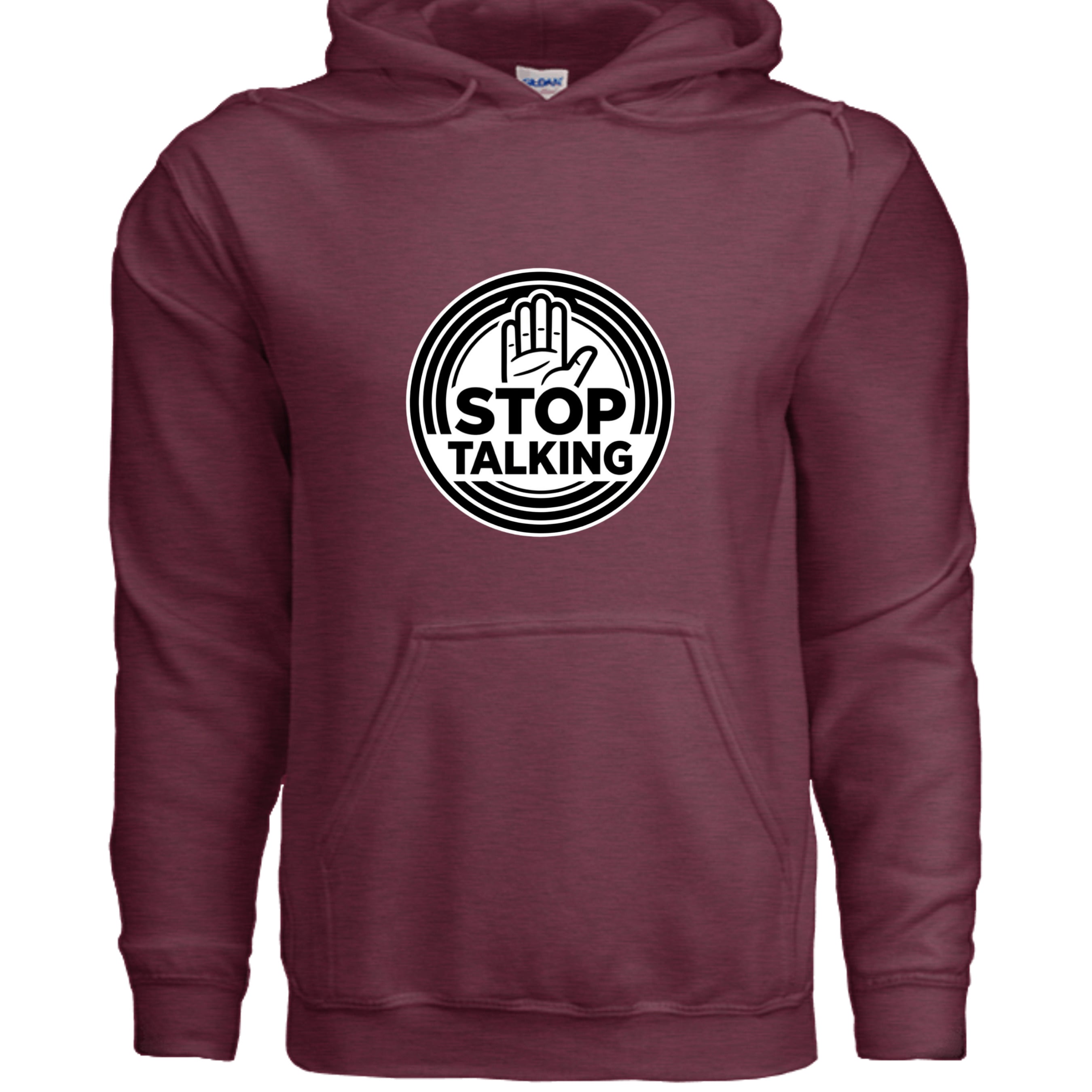 Heather Sport Dark Maroon - G185 - FRONT