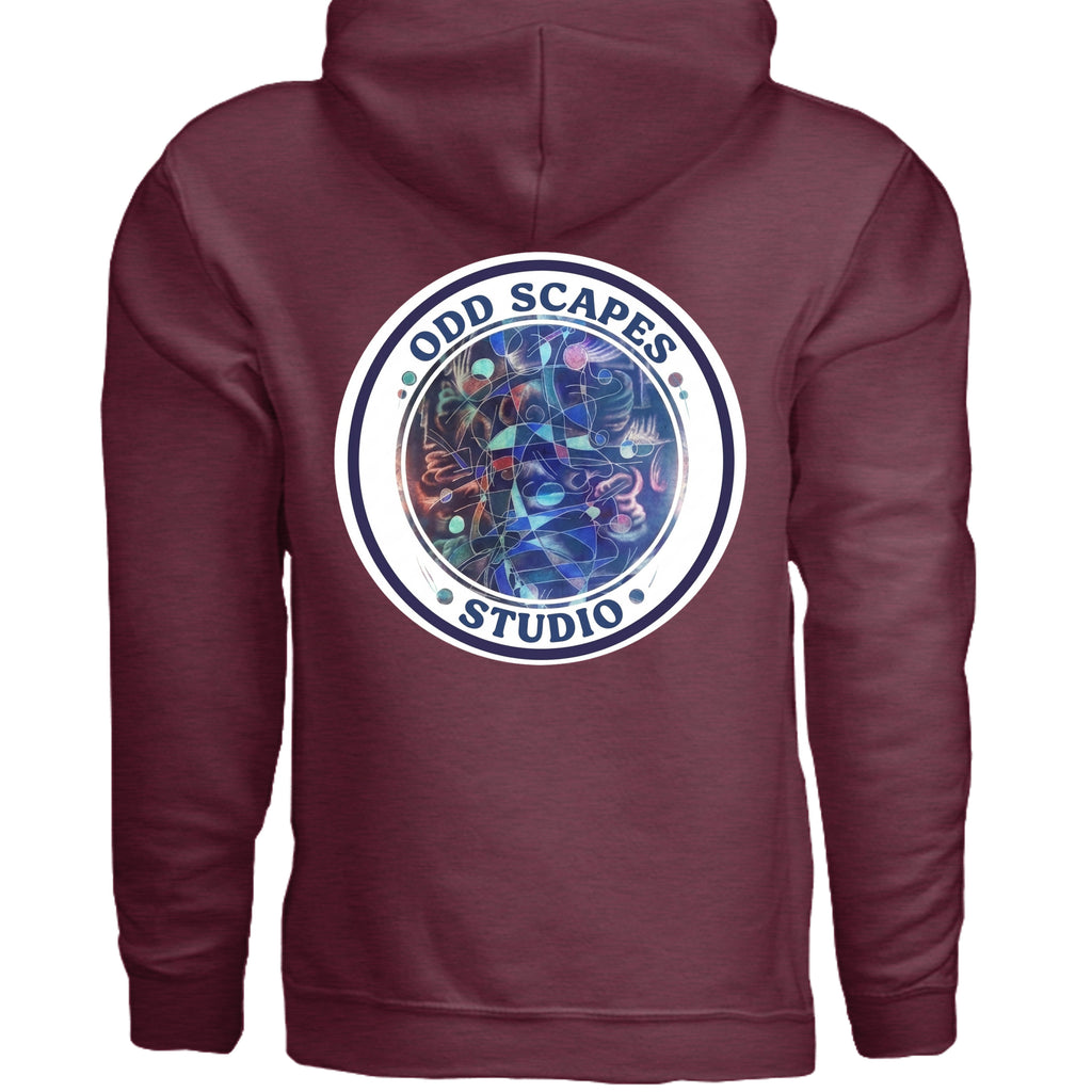 Heather Sport Dark Maroon - G185 - BACK