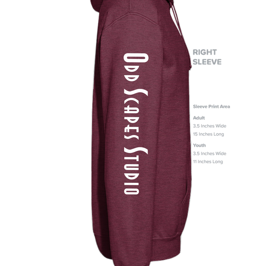 Heather Sport Dark Maroon - G185 - SLEEVE_RIGHT