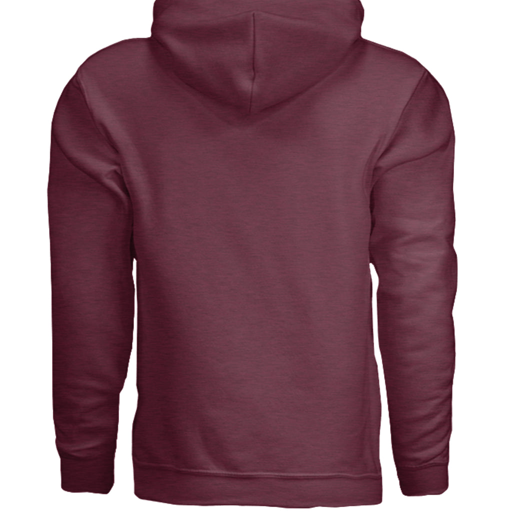 Heather Sport Dark Maroon - G185 - BACK