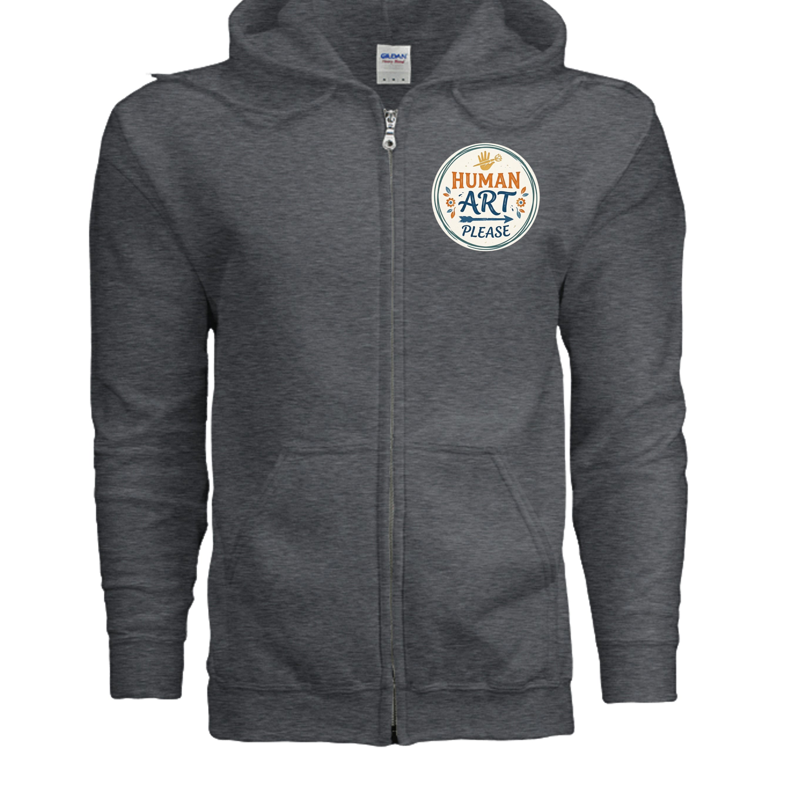 DARK HEATHER - G186 - FRONT