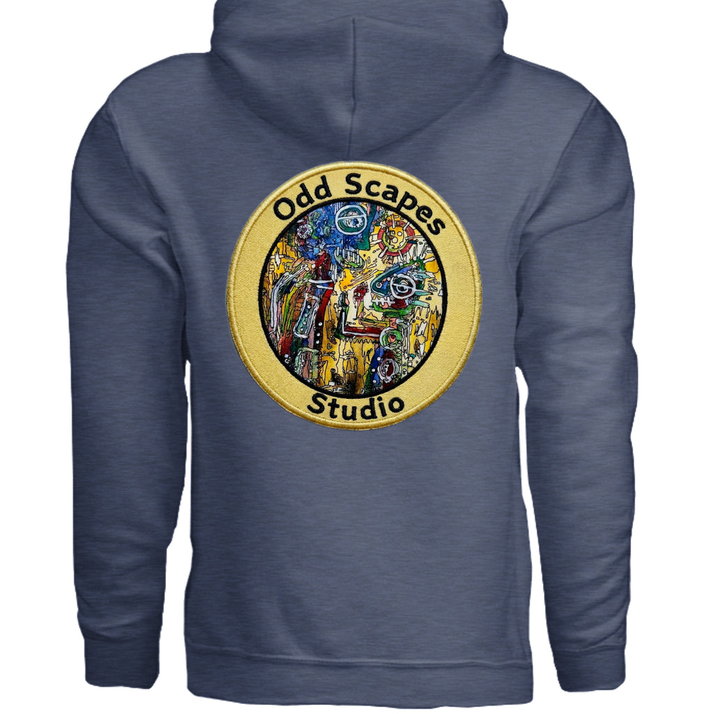 Heather Sport Dark Navy - G185 - BACK