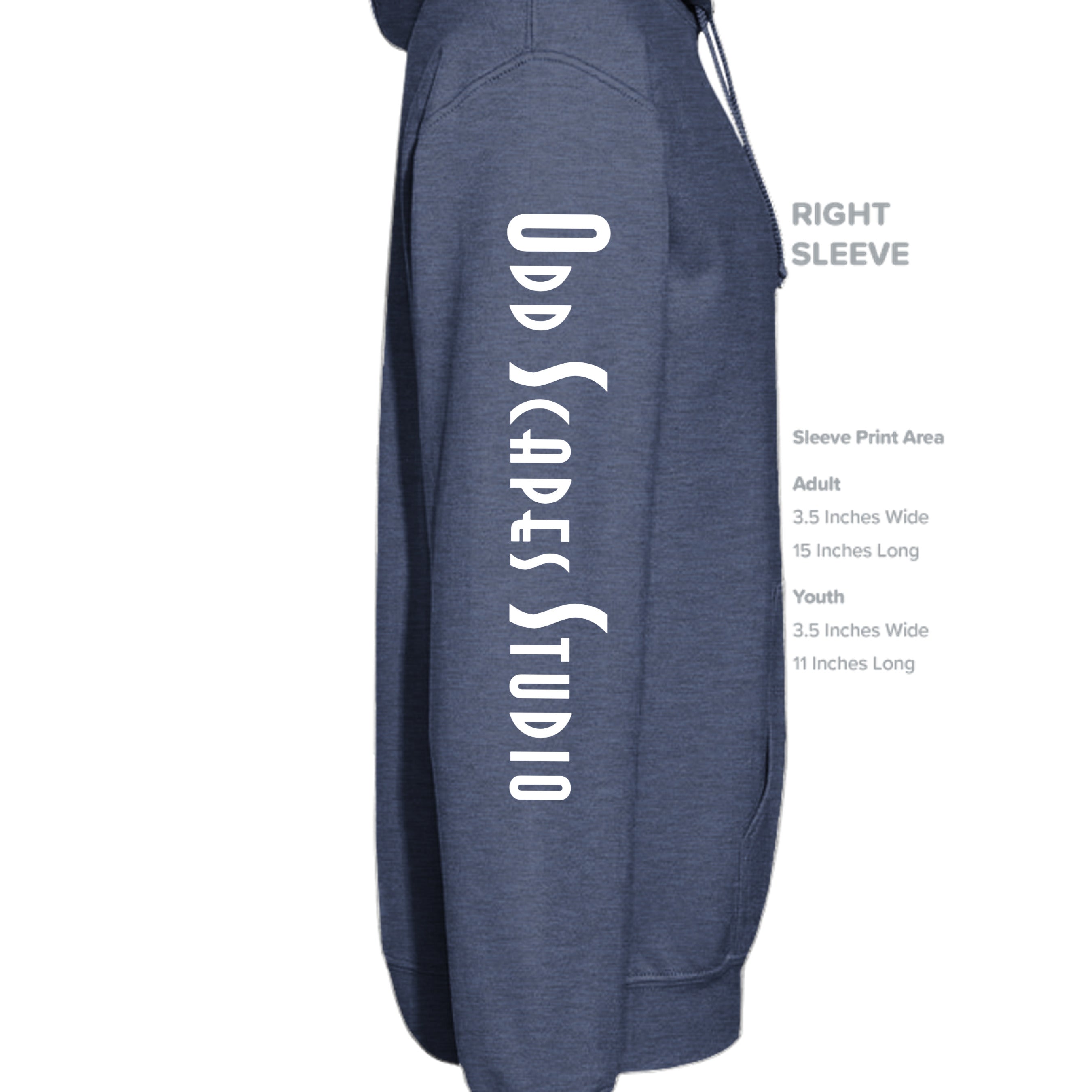 Heather Sport Dark Navy - G185 - SLEEVE_RIGHT