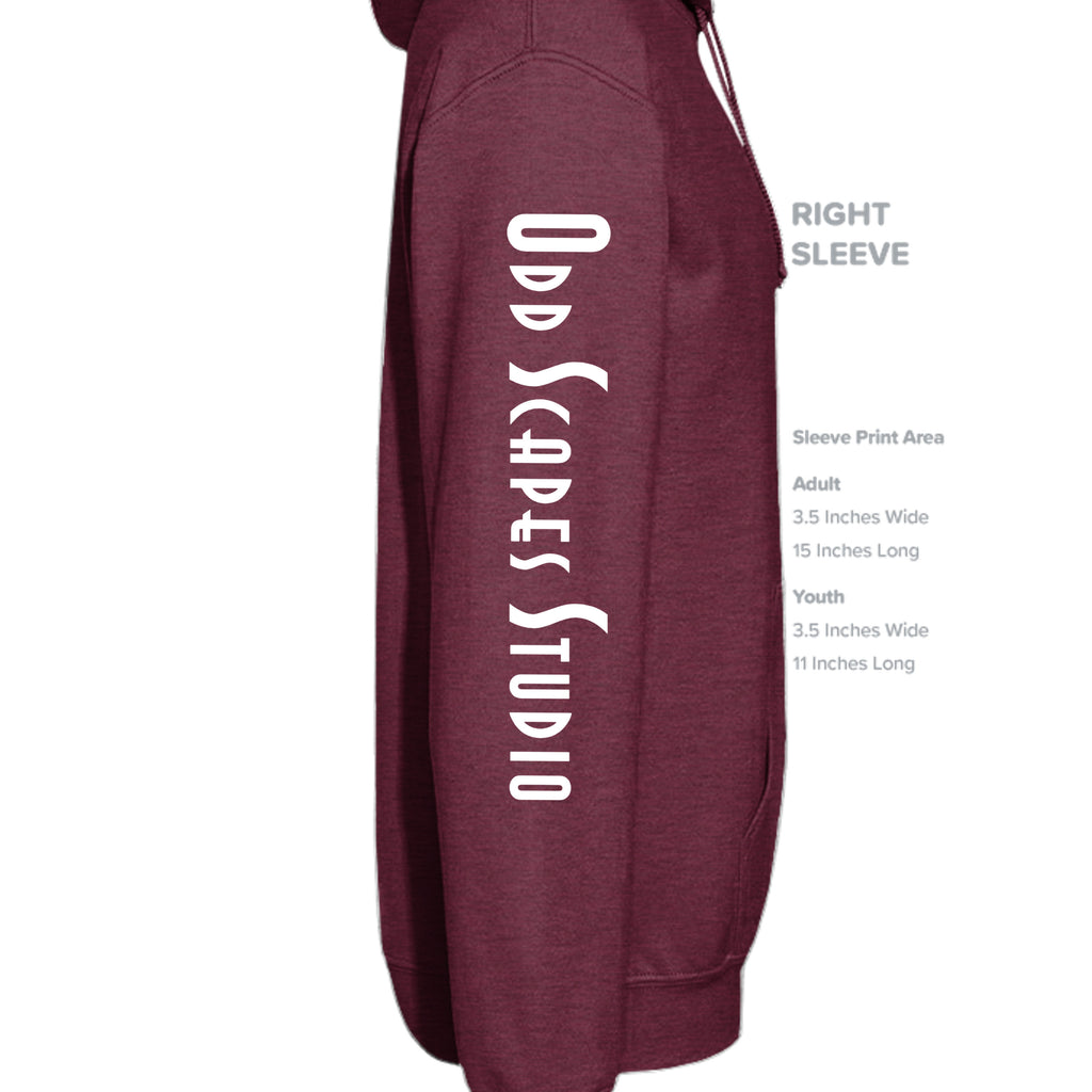 Heather Sport Dark Maroon - G185 - SLEEVE_RIGHT