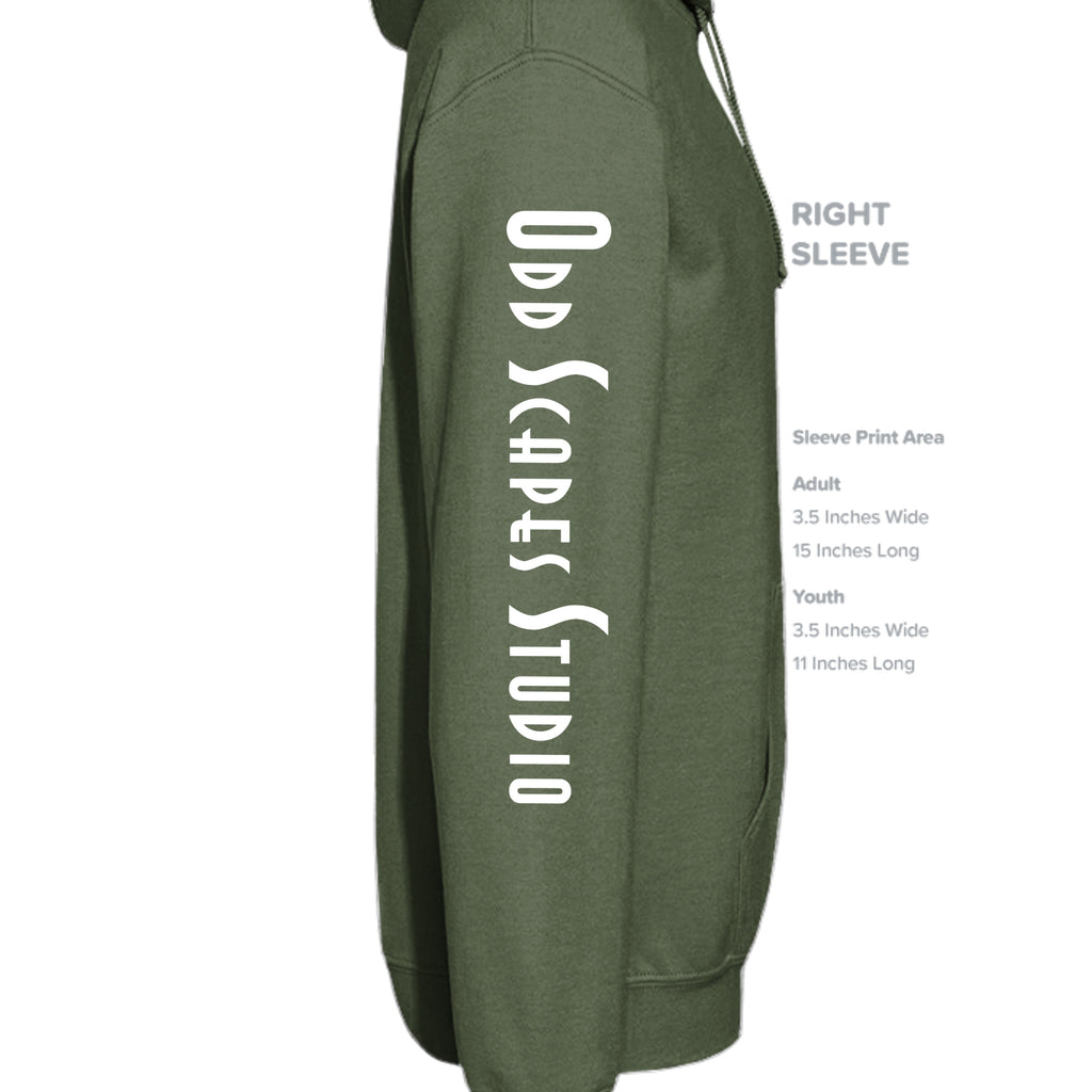 MILITARY GREEN - G185 - SLEEVE_RIGHT