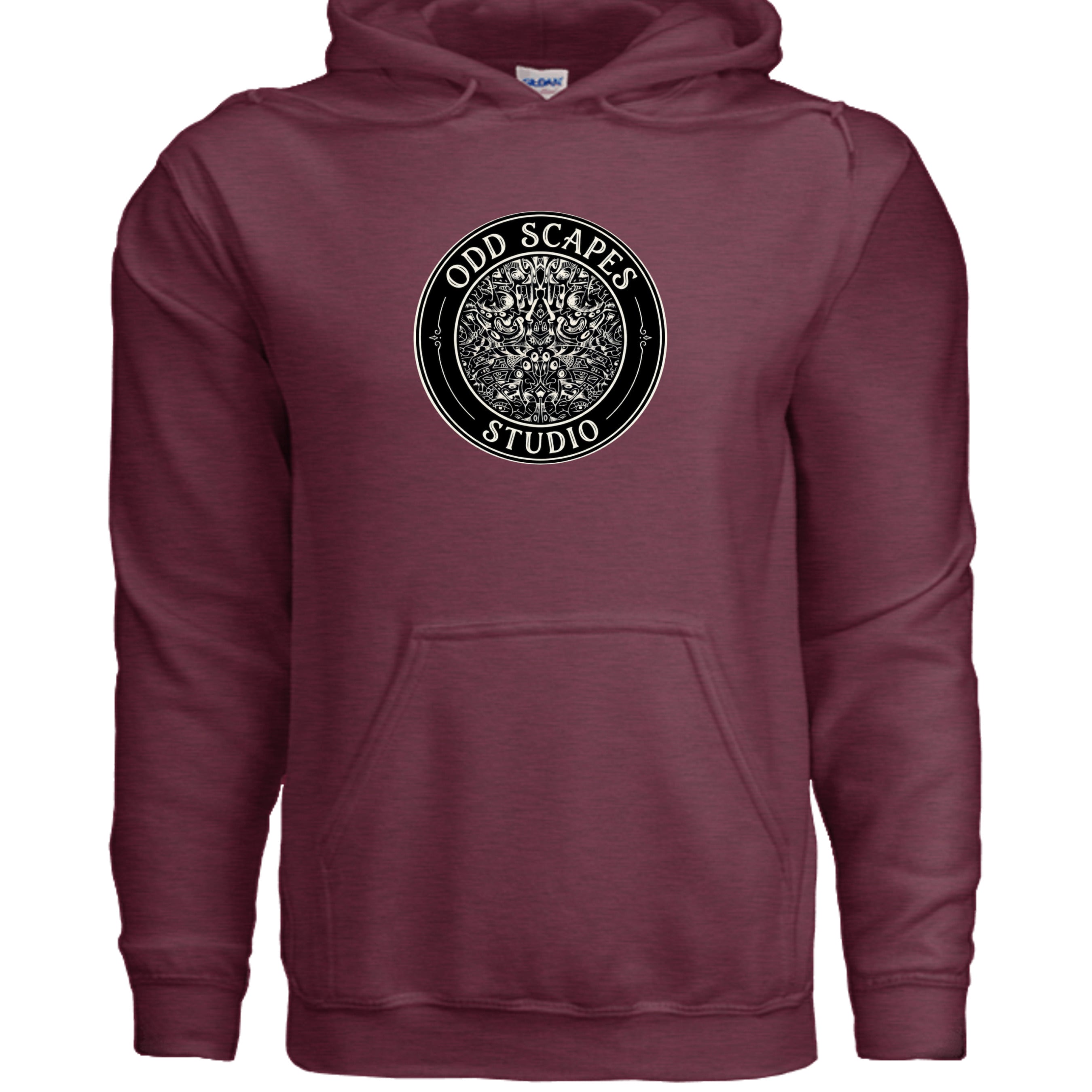 Heather Sport Dark Maroon - G185 - FRONT