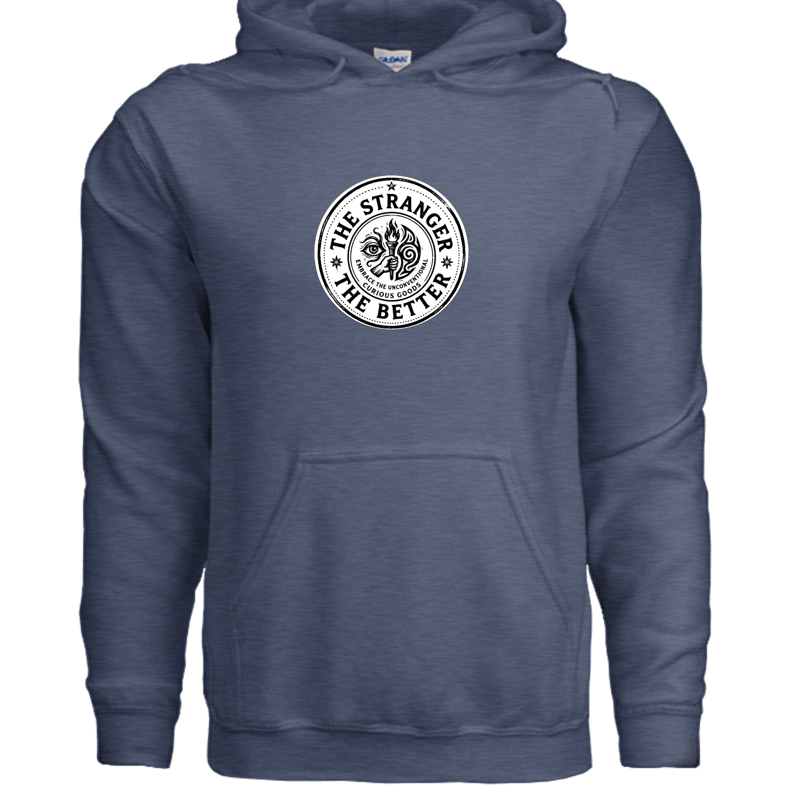 Heather Sport Dark Navy - G185 - FRONT