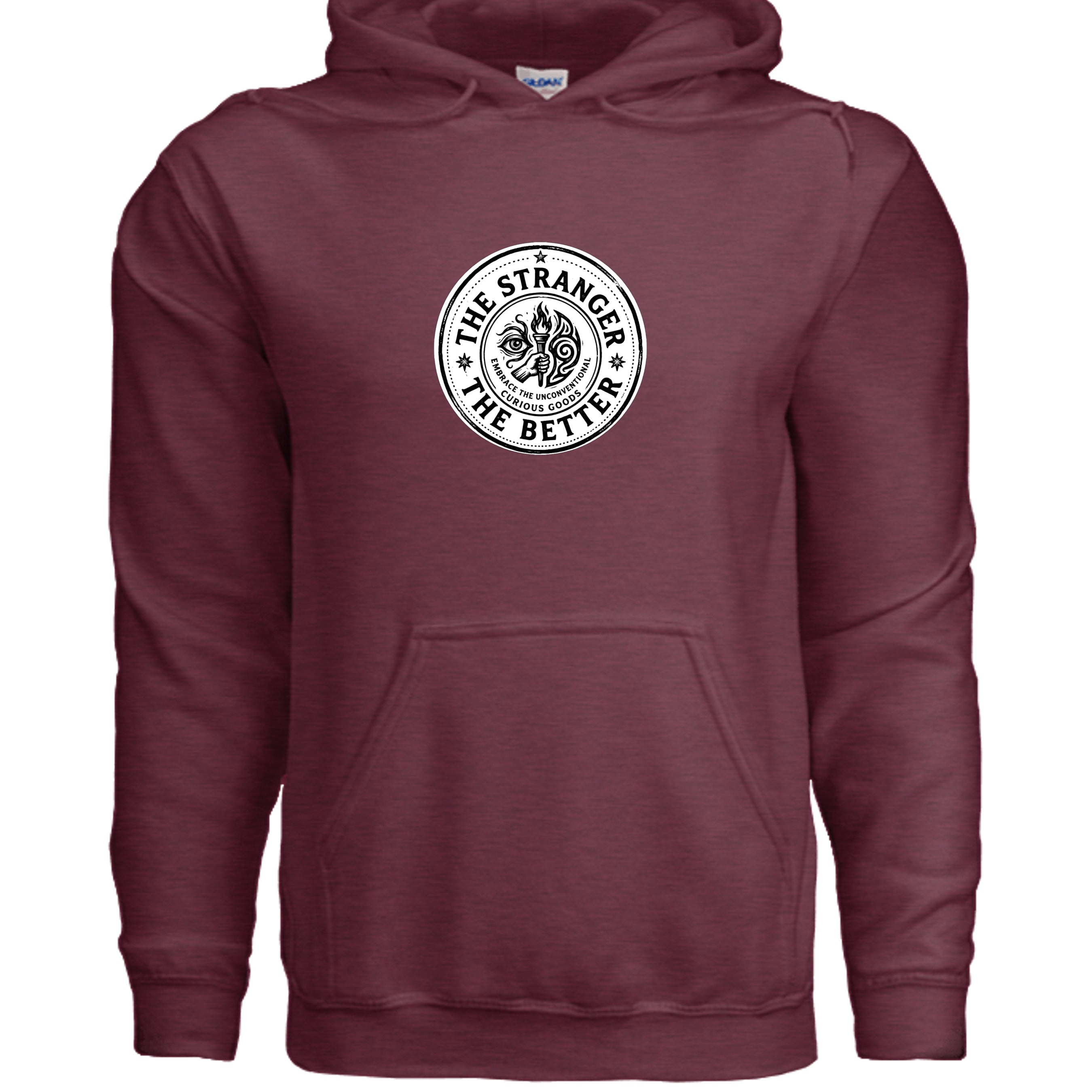 Heather Sport Dark Maroon - G185 - FRONT