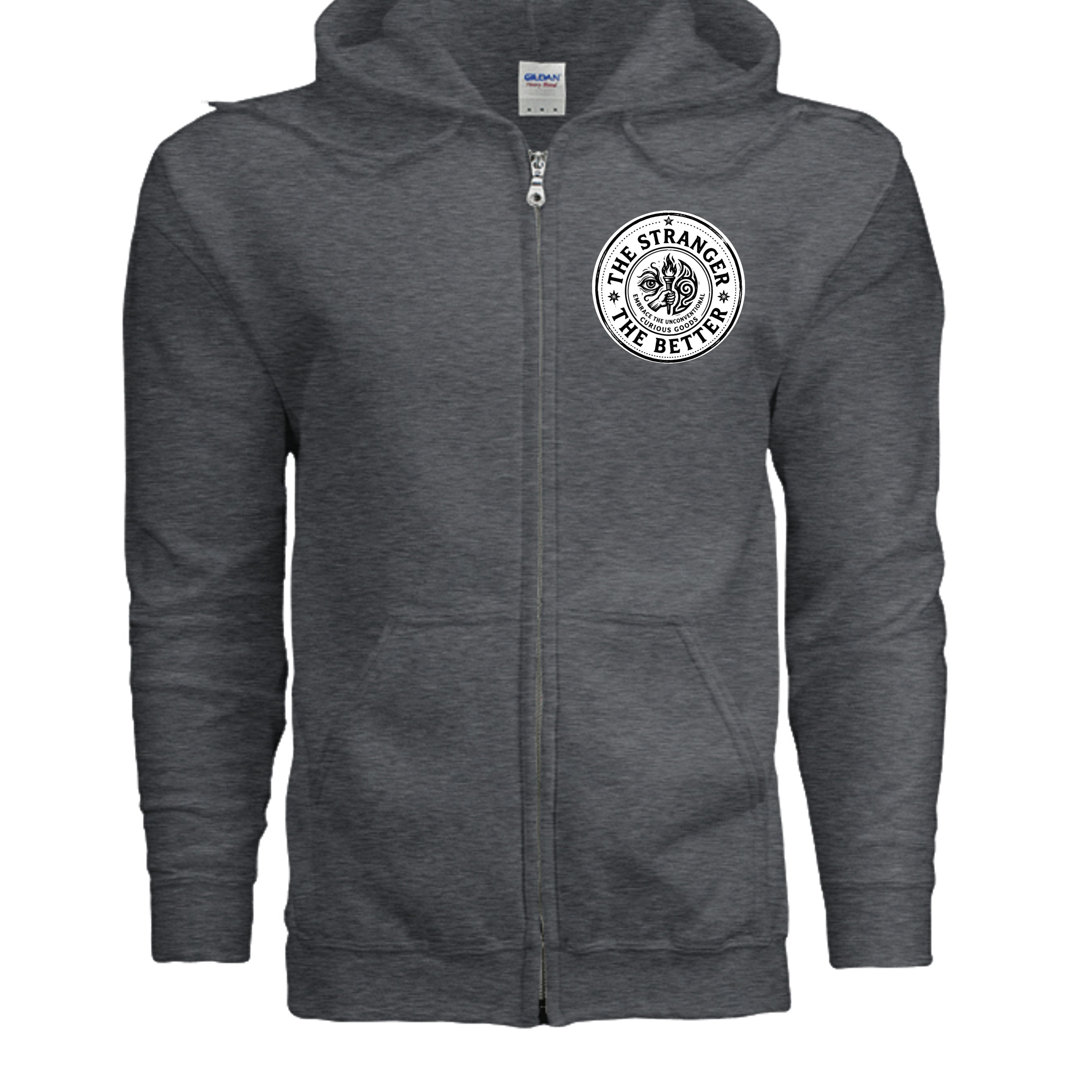 DARK HEATHER - G186 - FRONT