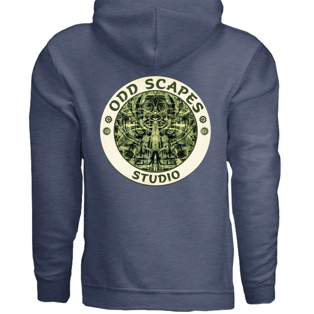 Heather Sport Dark Navy - G185 - BACK