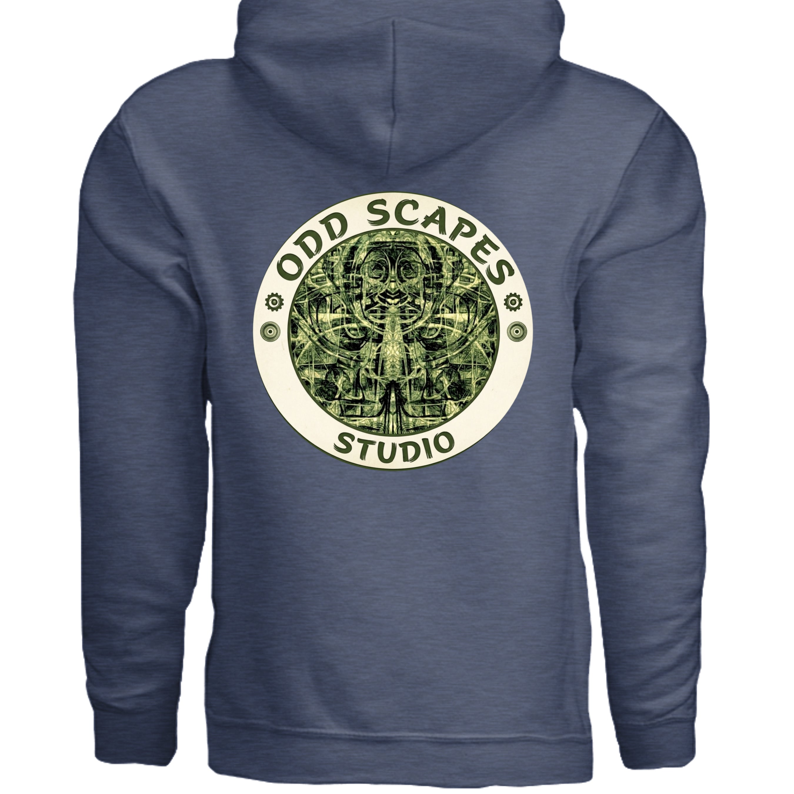 Heather Sport Dark Navy - G185 - BACK