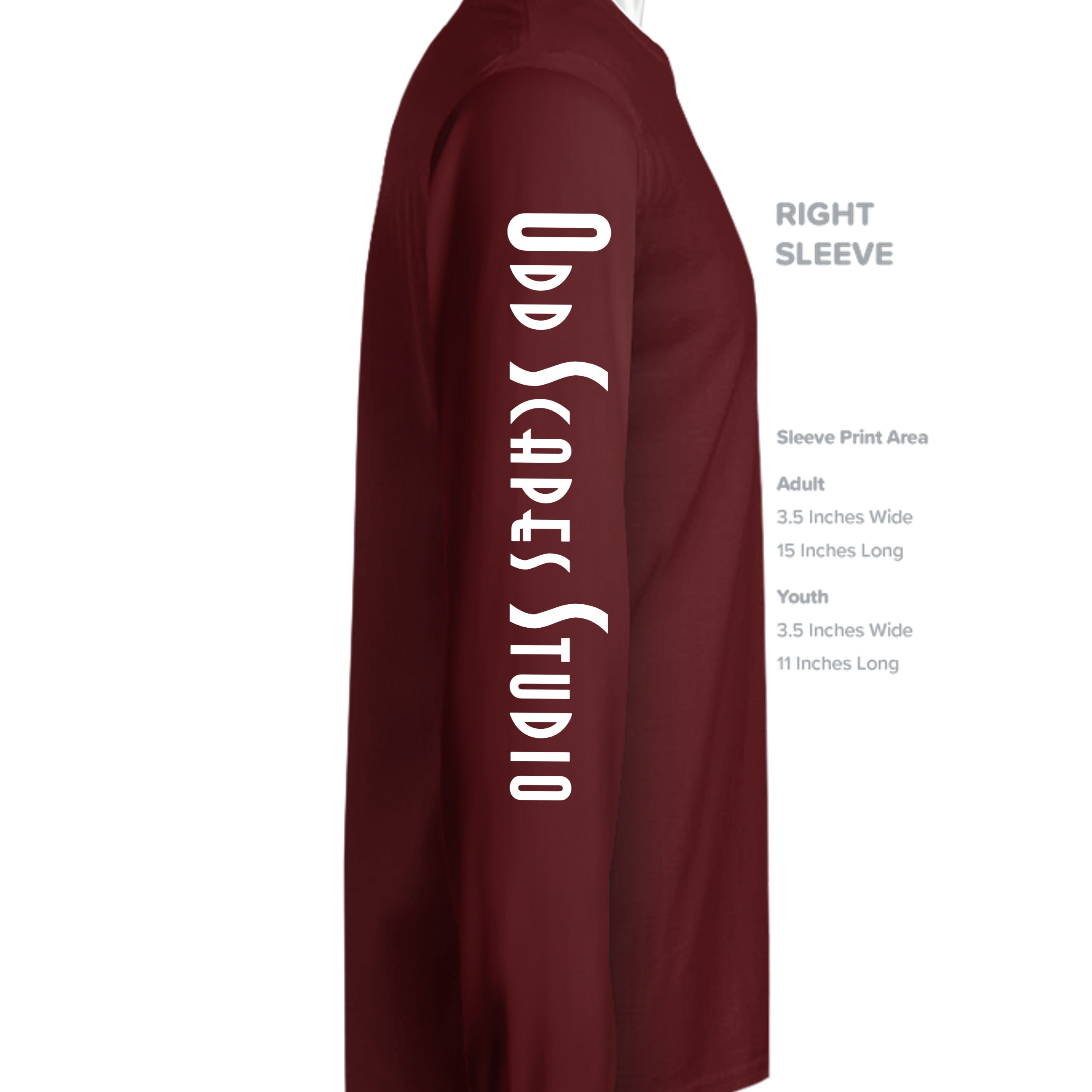 MAROON - G240 - SLEEVE_RIGHT