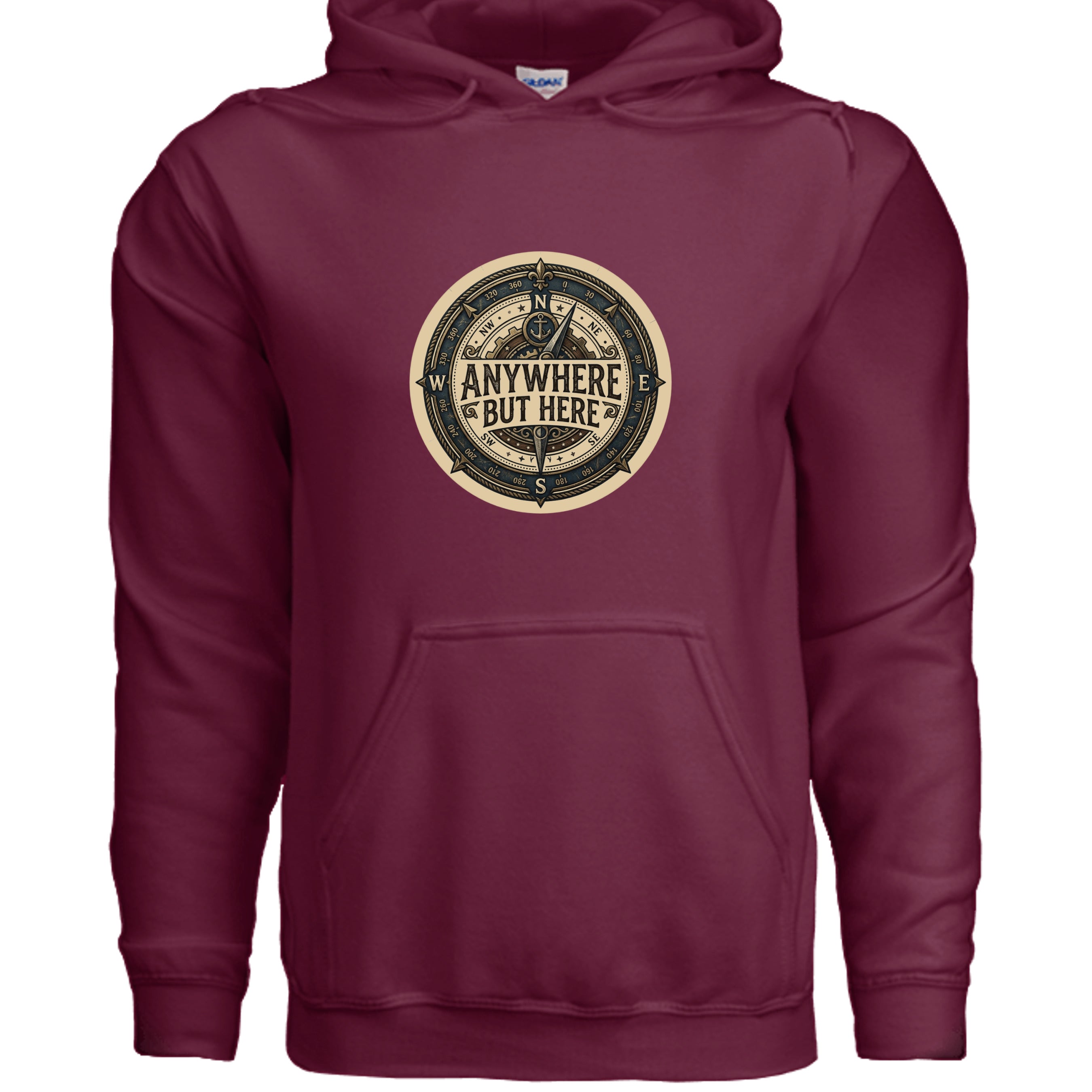 MAROON - G185 - FRONT