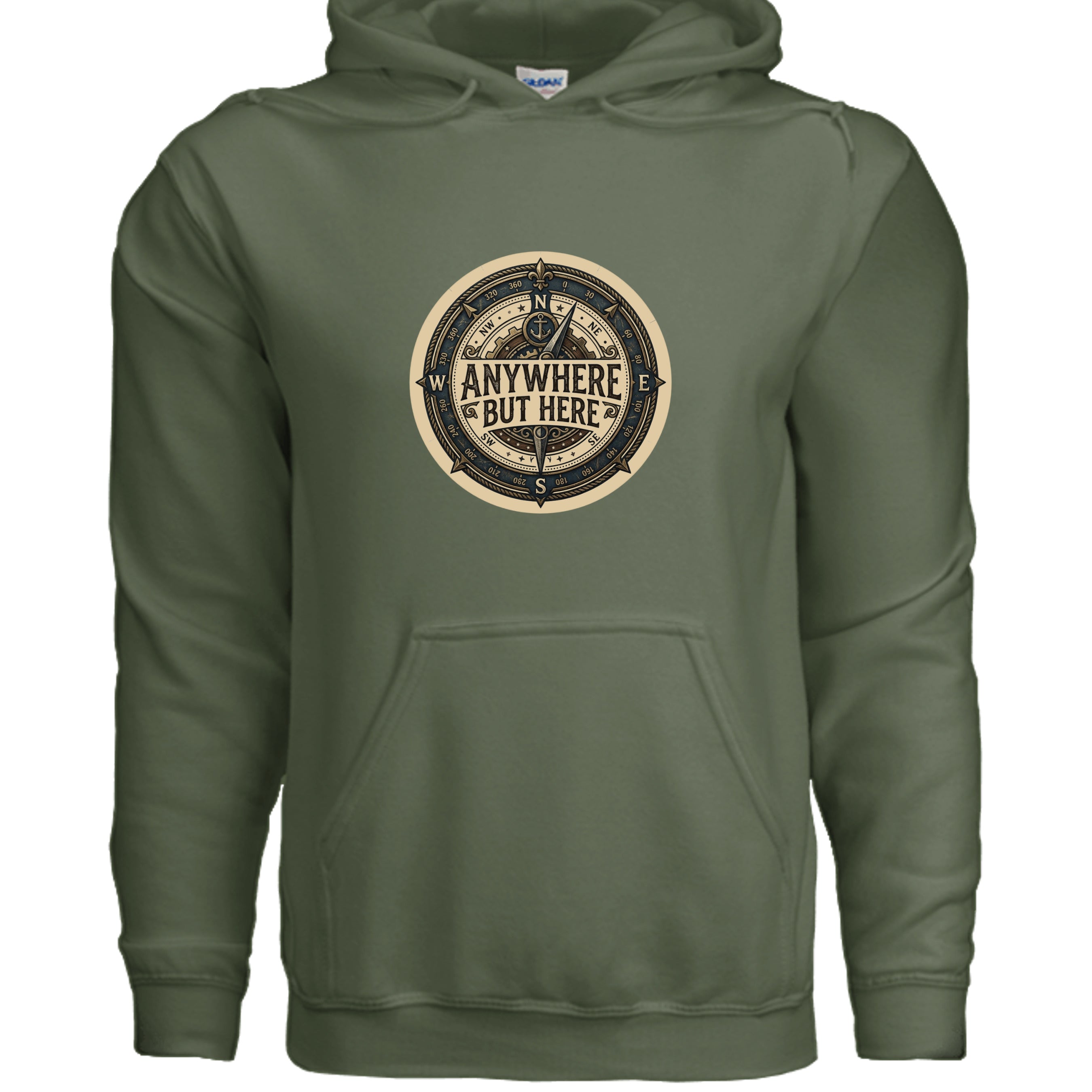 MILITARY GREEN - G185 - FRONT