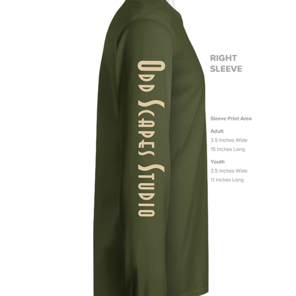 MILITARY GREEN - G240 - SLEEVE_RIGHT