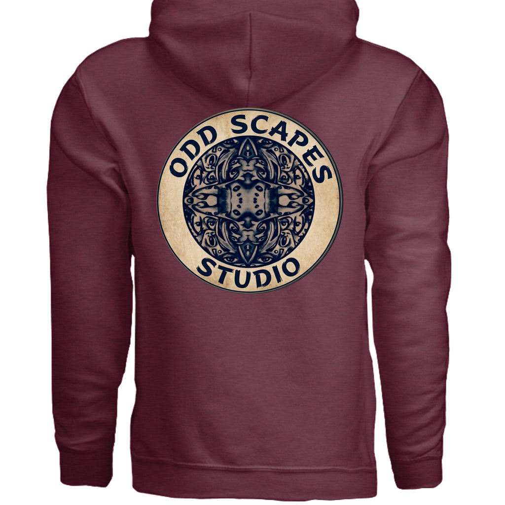 Heather Sport Dark Maroon - G185 - BACK