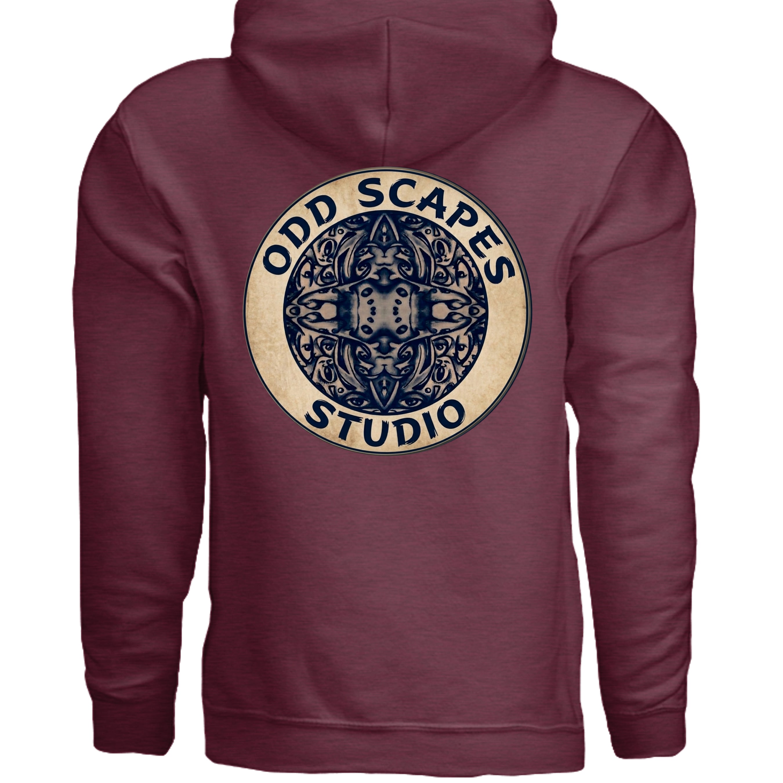 Heather Sport Dark Maroon - G185 - BACK