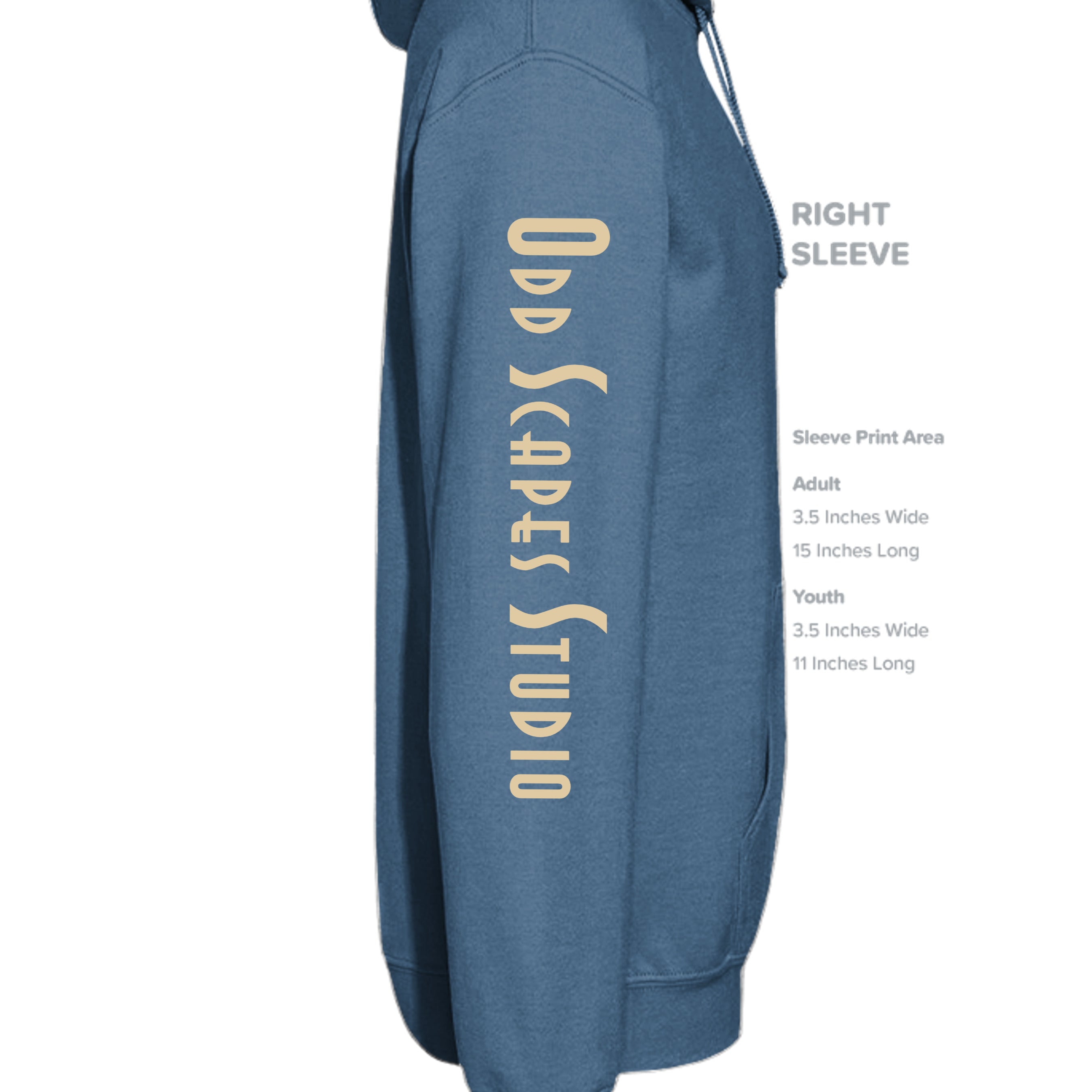 INDIGO BLUE - G185 - SLEEVE_RIGHT