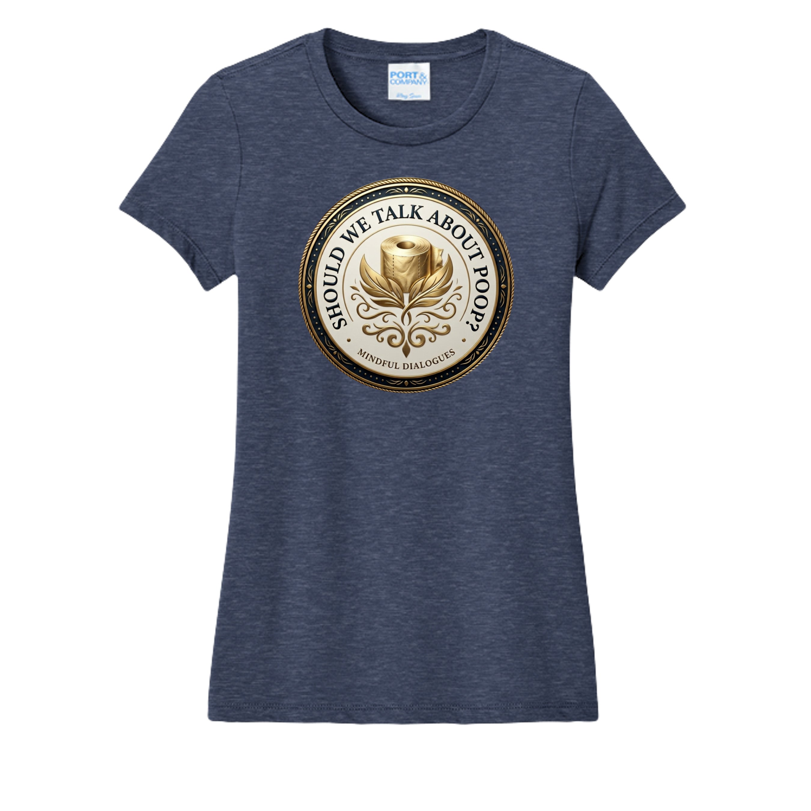 Heather Navy - LPC450 - FRONT
